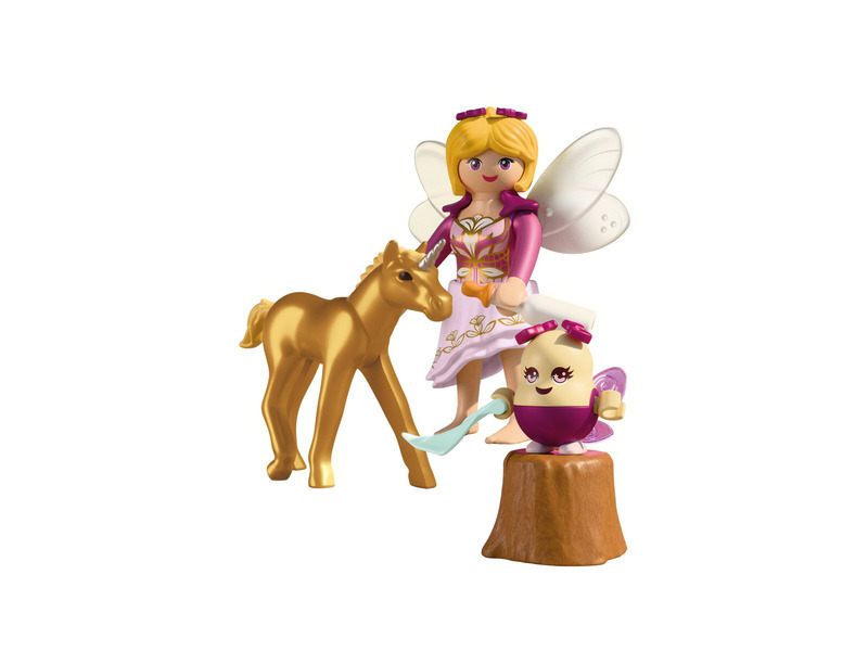 Sada figurek PRINCESS MAGIC 71844 zlaté hříbě s vílou