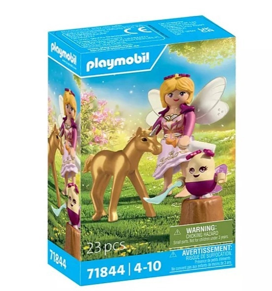 Sada figurek PRINCESS MAGIC 71844 zlaté hříbě s vílou