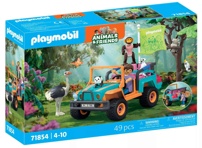 Animals & Friends barevné terénní auto PLAYMOBIL