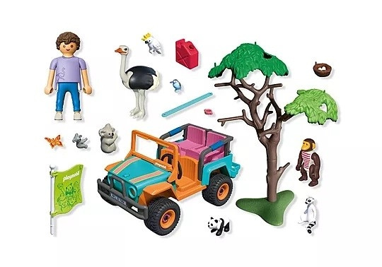 Animals & Friends barevné terénní auto PLAYMOBIL