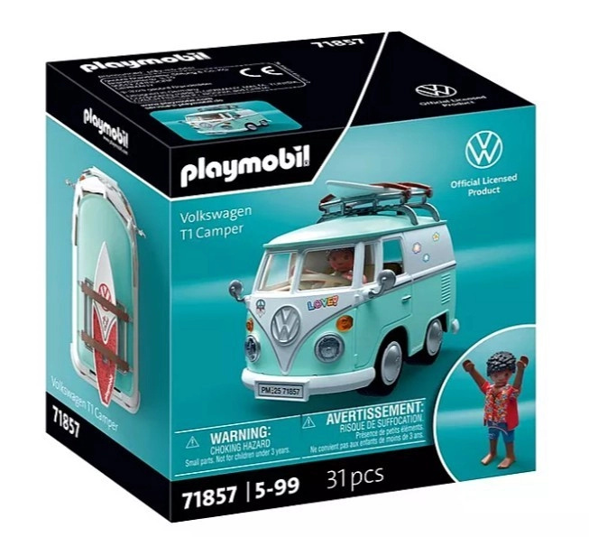 Playmobil Volkswagen T1 camper – sběratelský set s figurkou