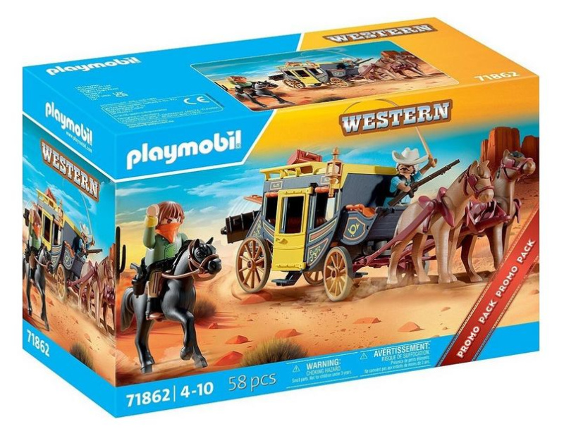 Playmobil Diligence – přepadení na Divokém západě