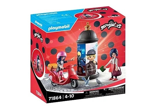 Miraculous: Jízda Skútrem po Paříži Figurka Playmobil