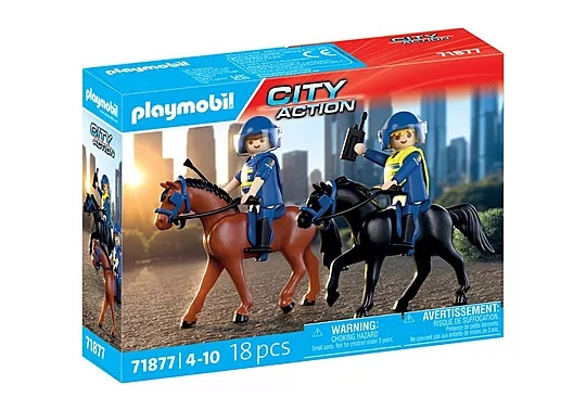 Playmobil policejní jezdecká hlídka Action Heroes