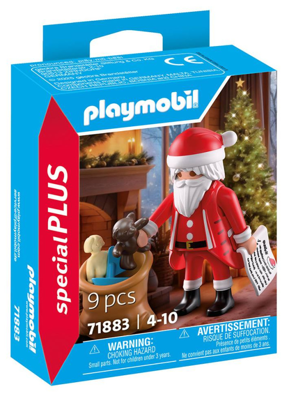 Figurka PLAYMOBIL Santa s vánočním seznamem přání