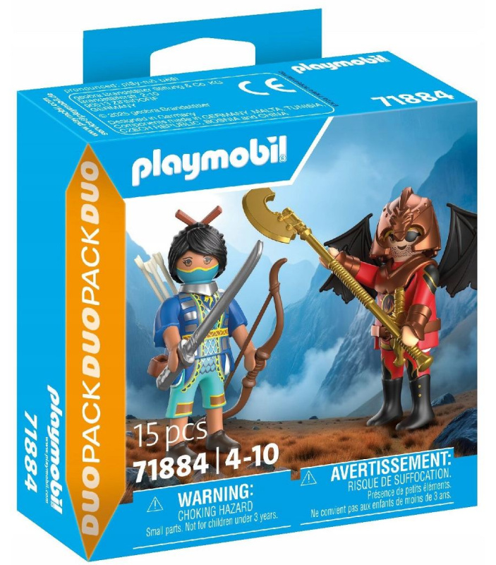 Playmobil 71884 rytíř z novelmore vs. burnhamský nájezdník