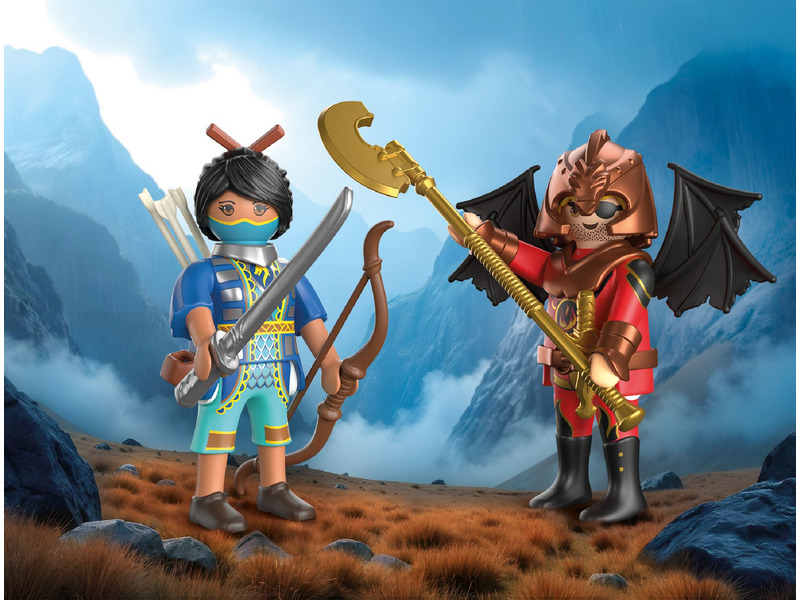 Playmobil 71884 rytíř z novelmore vs. burnhamský nájezdník