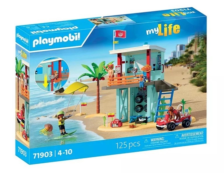 Sada figurek MY LIFE 71903 záchranná věž a plážové buggy