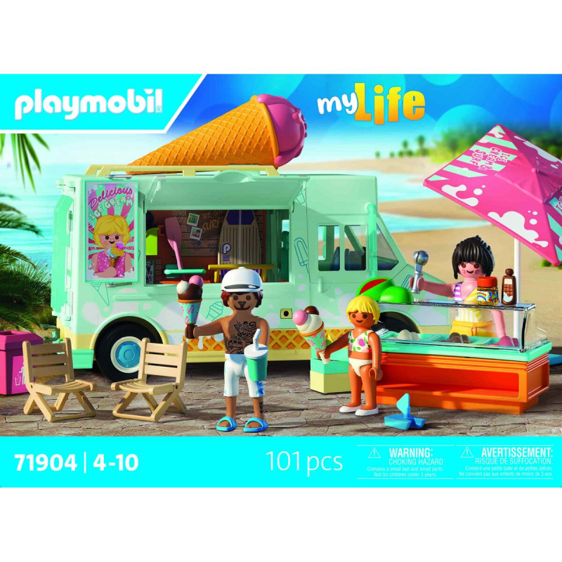 Playmobil 71904 zmrzlinářské auto se surf shopem