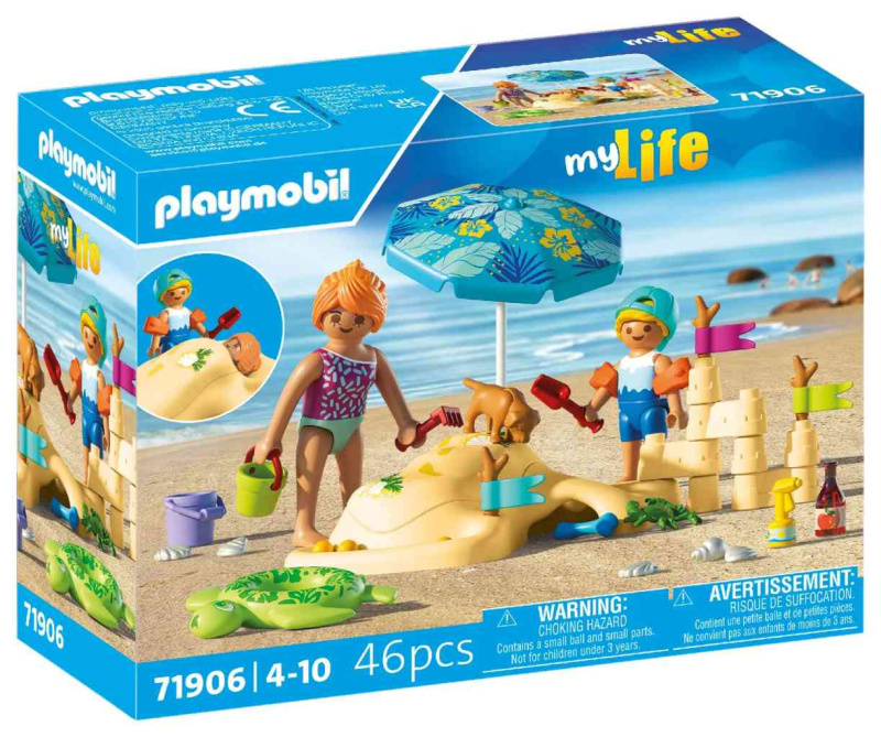Sada figurek PLAYMOBIL My Life Rodina na pláži