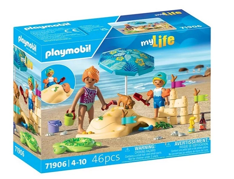 Sada figurek PLAYMOBIL My Life Rodina na pláži