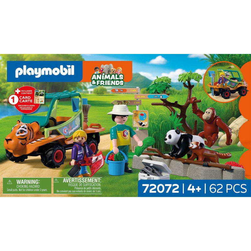 Playmobil 72072 vozidlo ošetřovatele zvířat