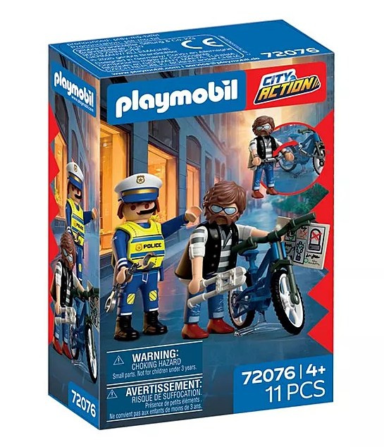 Playmobil 72076 zloděj jízdních kol