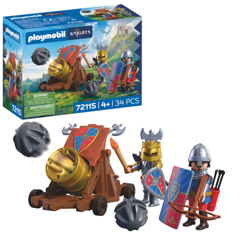 Playmobil Lví rytíři s dělem