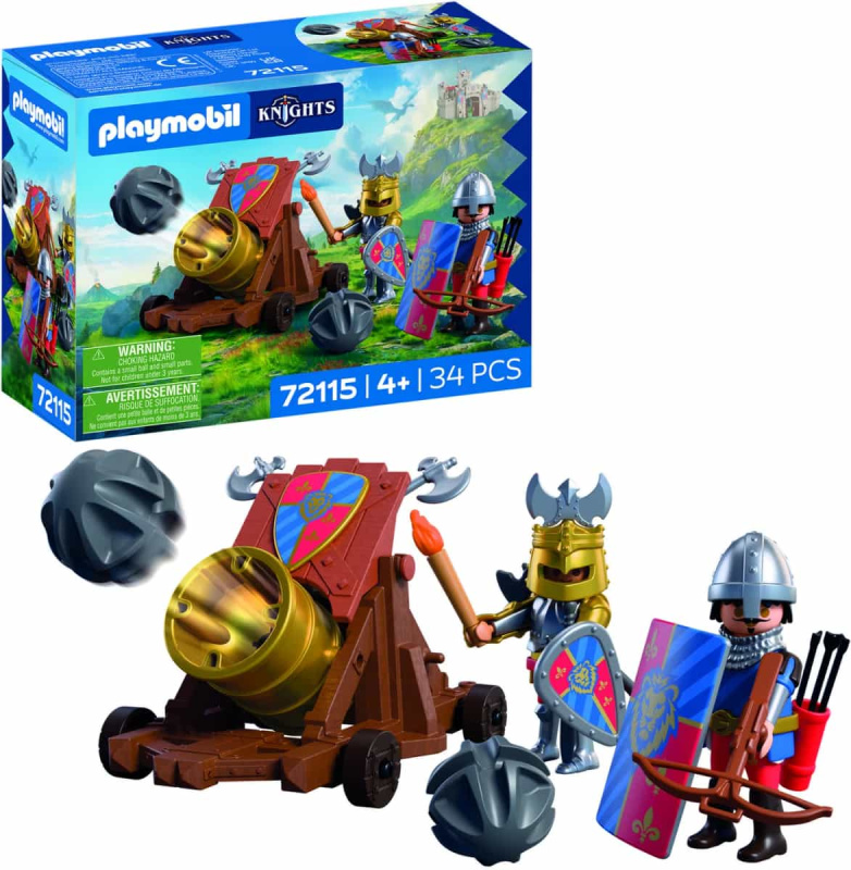 Playmobil Lví rytíři s dělem