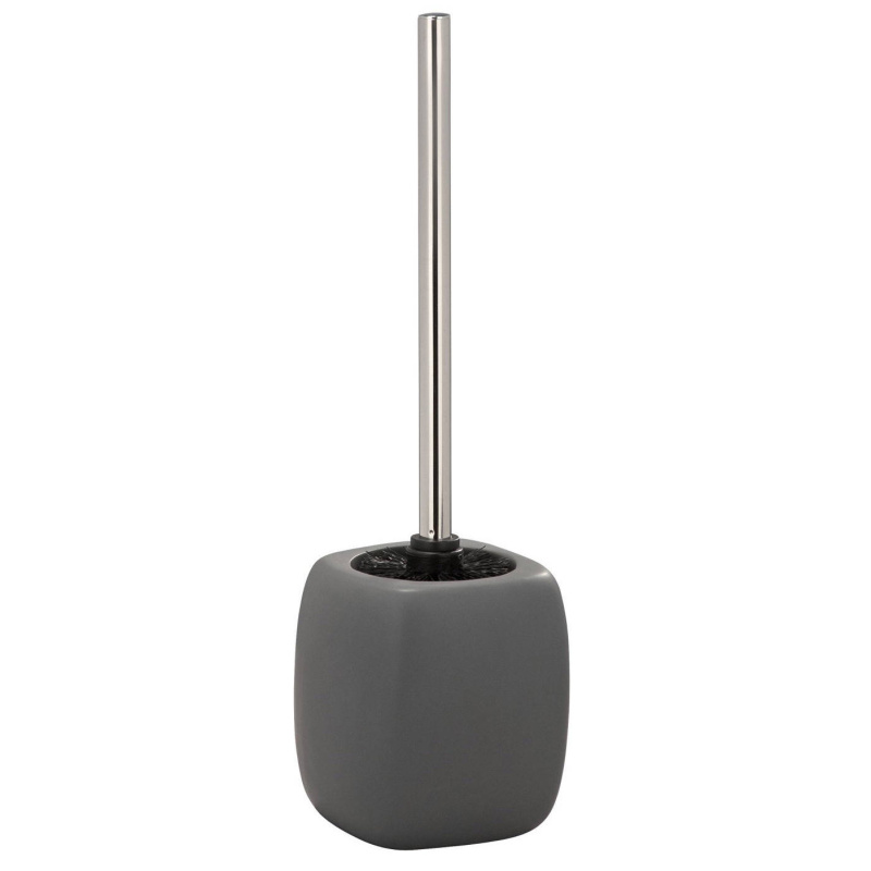 Držák na WC štětku FARO GREY + štětka WC, WENKO 20025100 šedá
