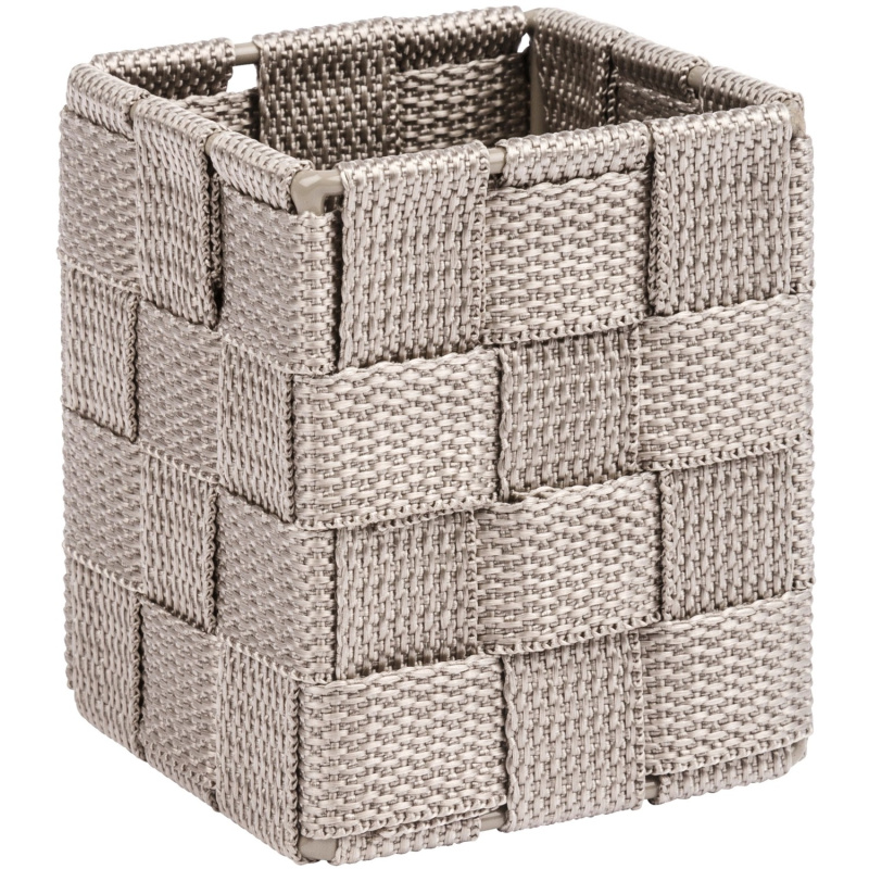 Wenko Koupelnový košík Adria Cubo, 9 x 7,5 x 7,5 cm, taupe