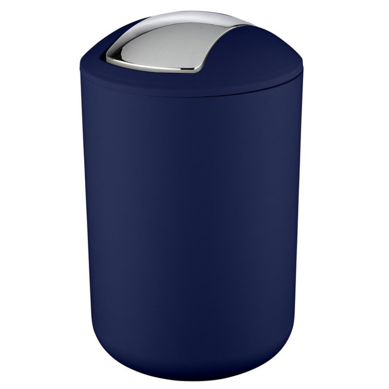 Koš na odpadky BRASIL, modrá barva - 6,5 l, WENKO 22521100 tmavě modrá
