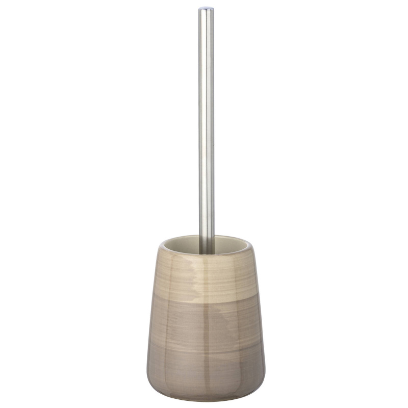 Nádoba na WC POTTERY SAND + štětka WC, WENKO 22645100 béžová