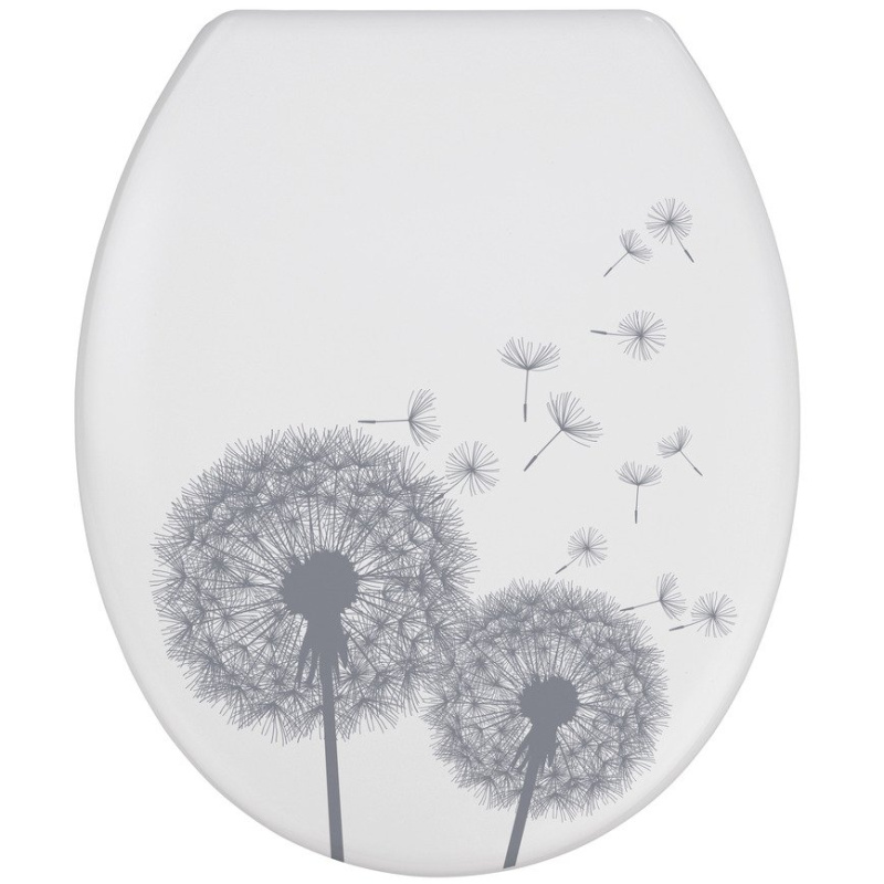 WC sedátko se snadným zavíráním Wenko Astera, 45 x 37,5 cm 22409100 bílá