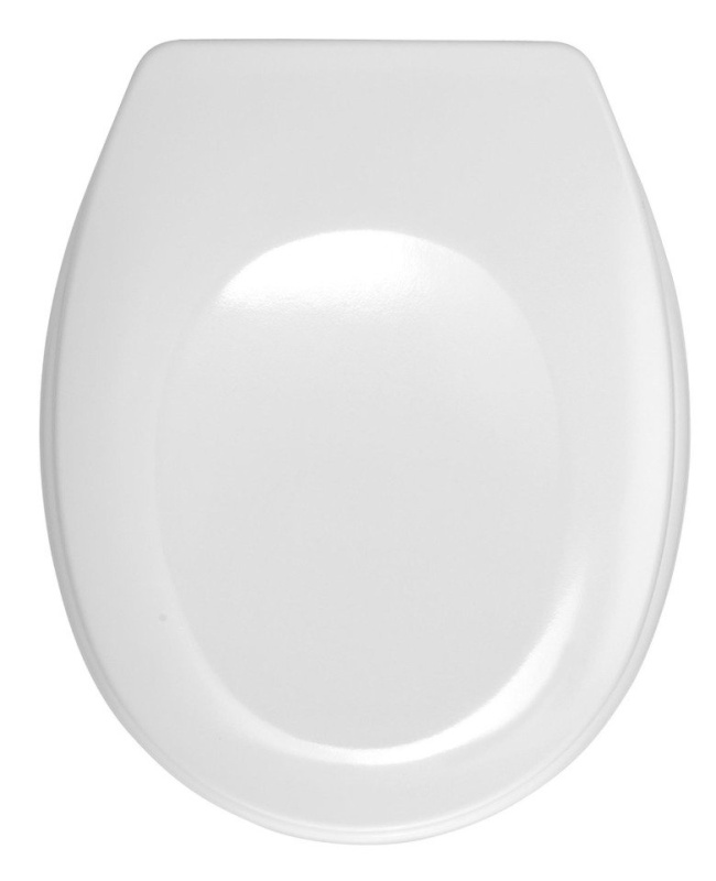 WC prkénko BERGAMON, Duroplast, barva bílá, WENKO 17451100 bílá