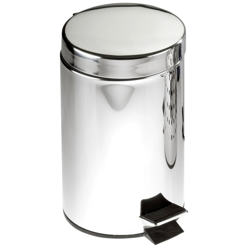 Wenko Nášlapný odpadkový koš nerezový stříbrný leštěný 3 l