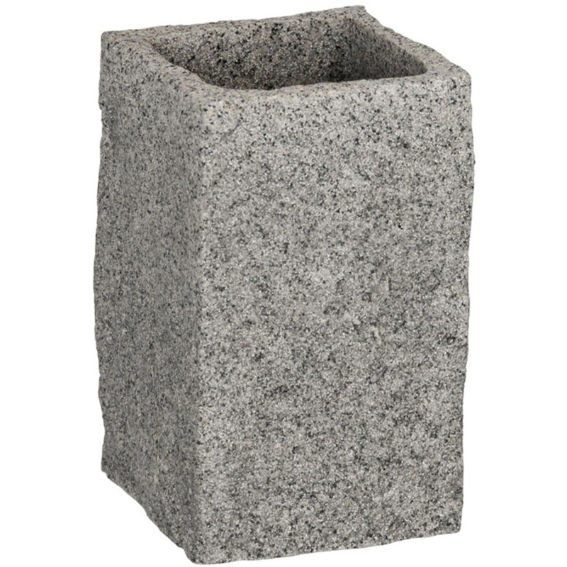 Wenko Kelímek na zubní kartáčky Granit šedý