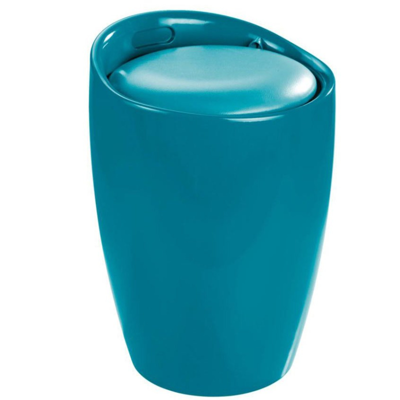 Modrý a taburetka v jednom Wenko Candy Look, 20 l 20625100 mořská modrá
