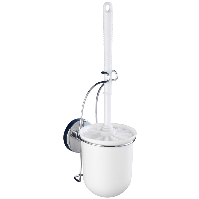 Wenko Vacuum-Loc Nástěnná WC souprava Milazzo chrom / bílá