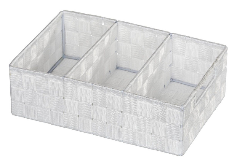 Wenko Organizér v bílé barvě, vysoce kvalitní plast, ADRIA WHITE 20977100 bílá