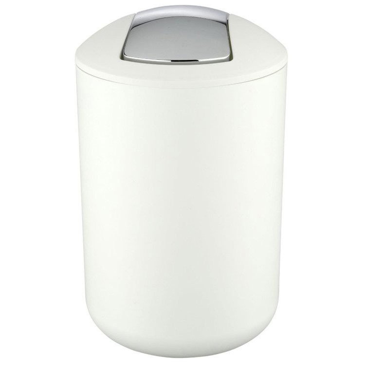Odpadkový koš BRASIL - 6,5 l, WENKO, bílý 21207100 bílá