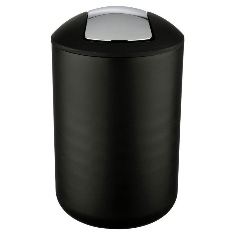 Koupelnový koš BRASIL BLACK - 6,5 l, WENKO 21212100 černá