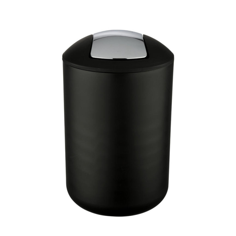 Koupelnový koš BRASIL BLACK - 6,5 l, WENKO 21212100 černá