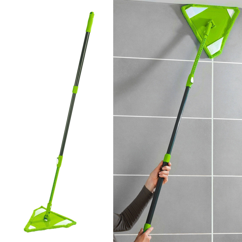 Maximex Univerzální mop TRIANGEL, teleskopický 68-160 cm zelená