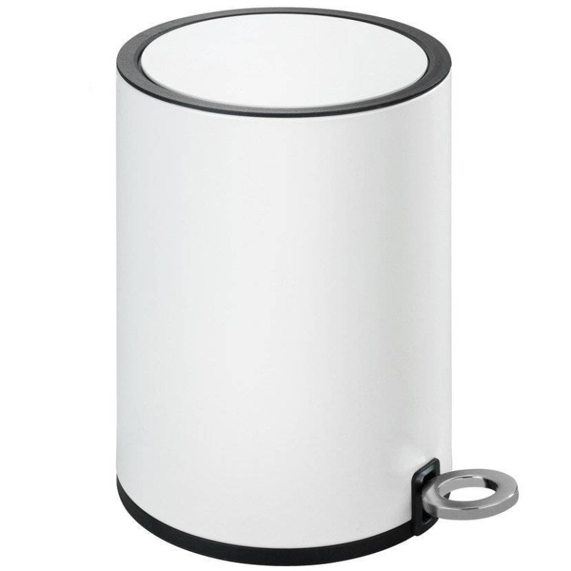 Koupelnový koš, odpadkový koš - 3 l, WENKO 22714100 bílá
