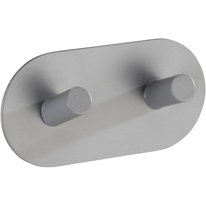 Wenko Nástěnný háček Duo šedý matný