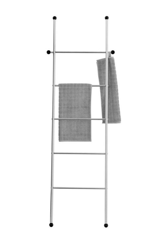 Žebřík do koupelny na ručníky, 158 x 52 cm, WENKO stříbrná