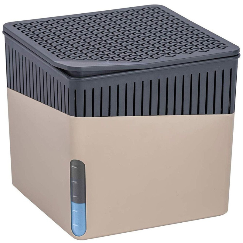 Tlumič vlhkosti z atmosféry, sušicí zařízení - podporuje až 40 m3 vzduchu, 13 x 13 x 13 cm, WENKO 50232100 béžová
