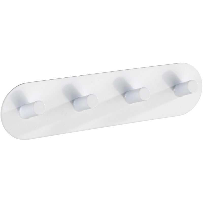 Wenko Lišta s háčky Piceno Quadro bílá matná