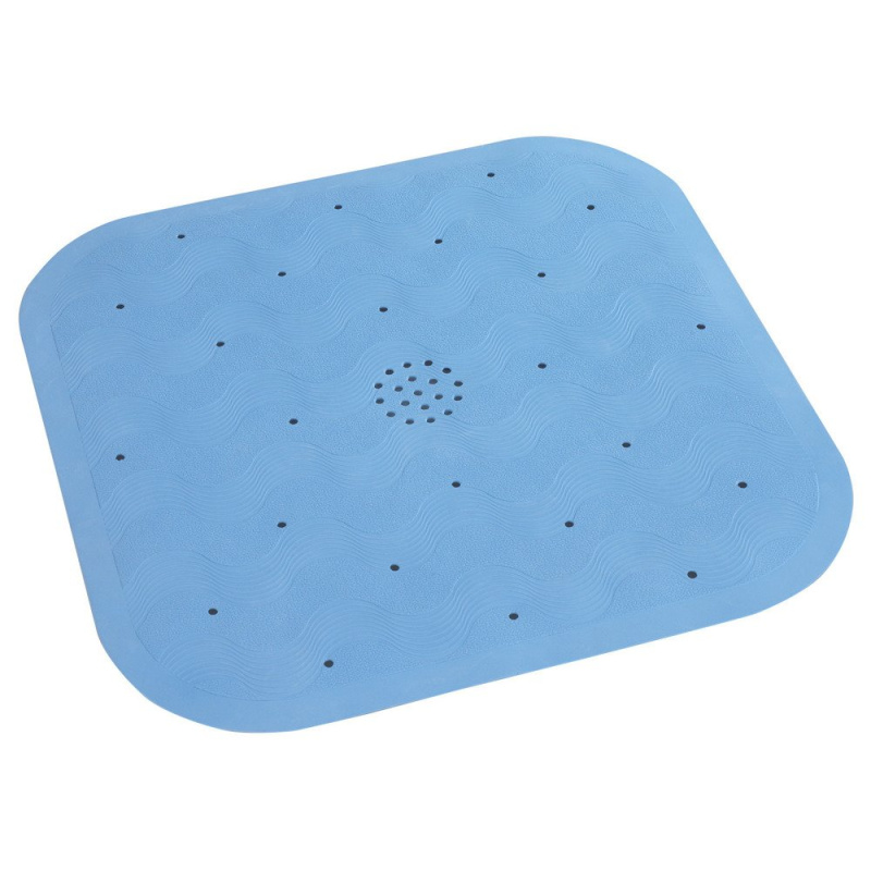 Maximex Protiskluzová podložka do sprchového koutu NATUAL RUBBER, modrá 45 x 45 cm 84351500 modrá