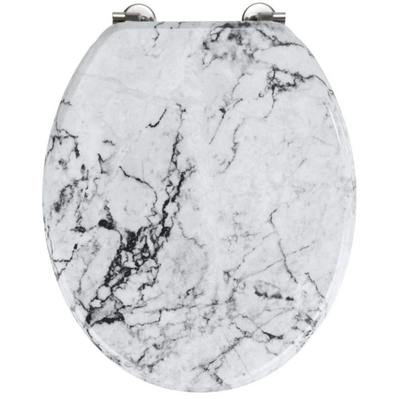 WC sedátko Wenko Onyx, 41 x 34,5 cm šedá
