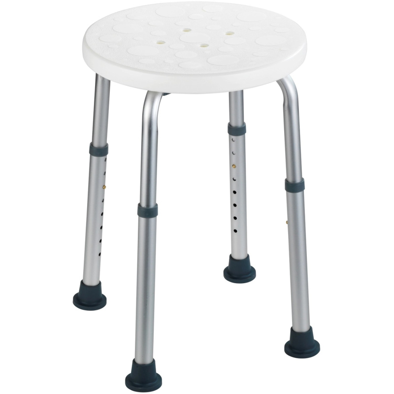 Wenko Stolička do sprchy Secura bílá výškově nastavitelná