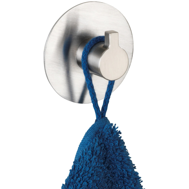 Wenko Nástěnný háček Strip-It Rina nerezový matný