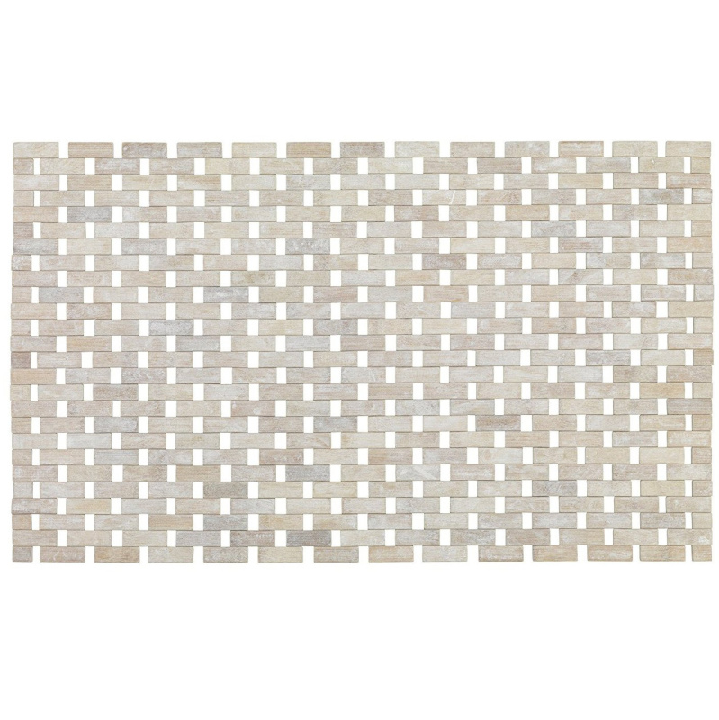 BAMBOO Bamboo Bath Mat, Bílá, WENKO 22106100 béžová