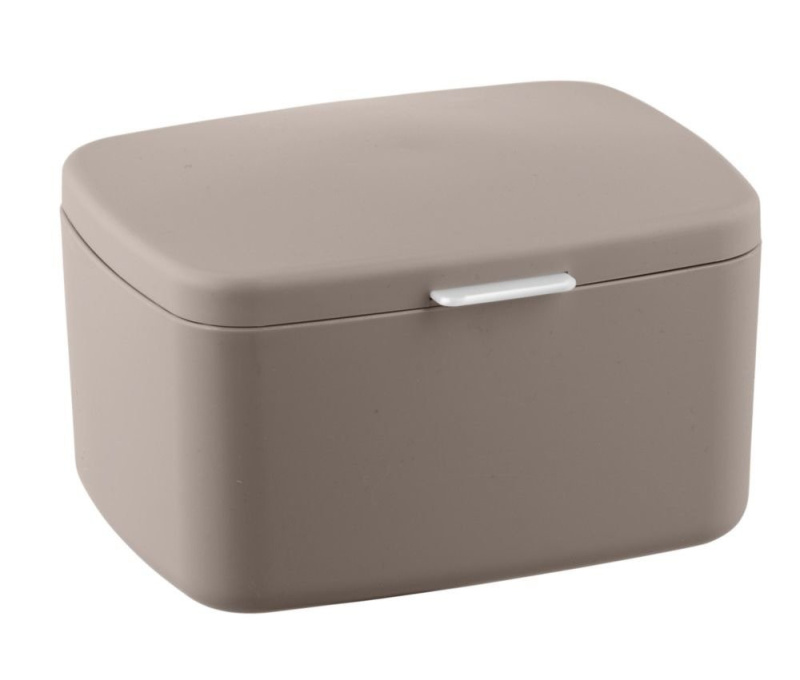 Koupelnový organizér BARCELONA, taupe, 19,5 x 16 x 11 cm, WENKO hnědá
