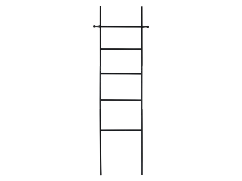 Wenko Žebřík na ručníky s 5 příčkami (černá)