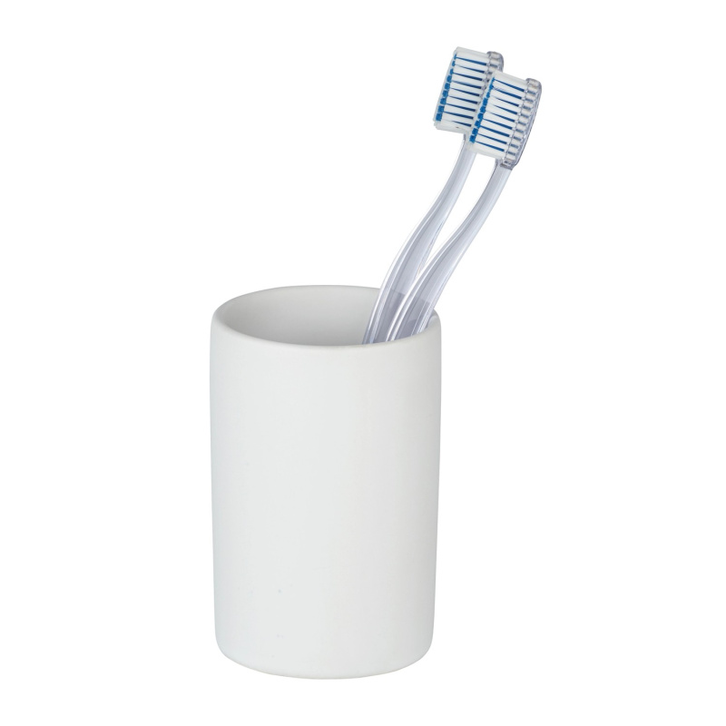 Bílý kelímek na kartáčky POLARIS MATT, WENKO bílá