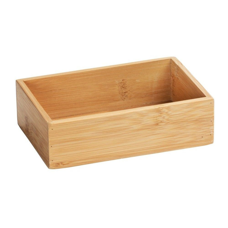 Koupelnový organizér TERRA, bambusový, S , WENKO hnědý