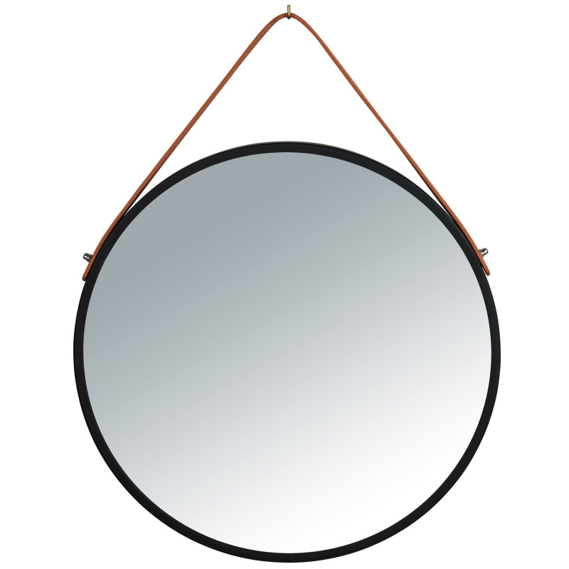 Zrcadlo BORRONE ,BORRONE, O 40 cm, WENKO černá