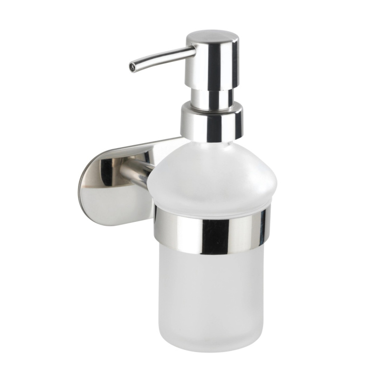 Wenko Nástěnný dávkovač mýdla Turbo-Loc Orea Shine, lesklá nerez, 200 ml